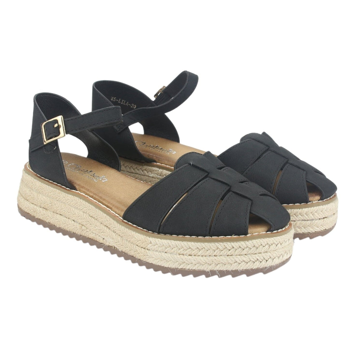 Sandalia Chalada Mujer Lila-20 Negro Casual Sandalias Comfort Chalada 