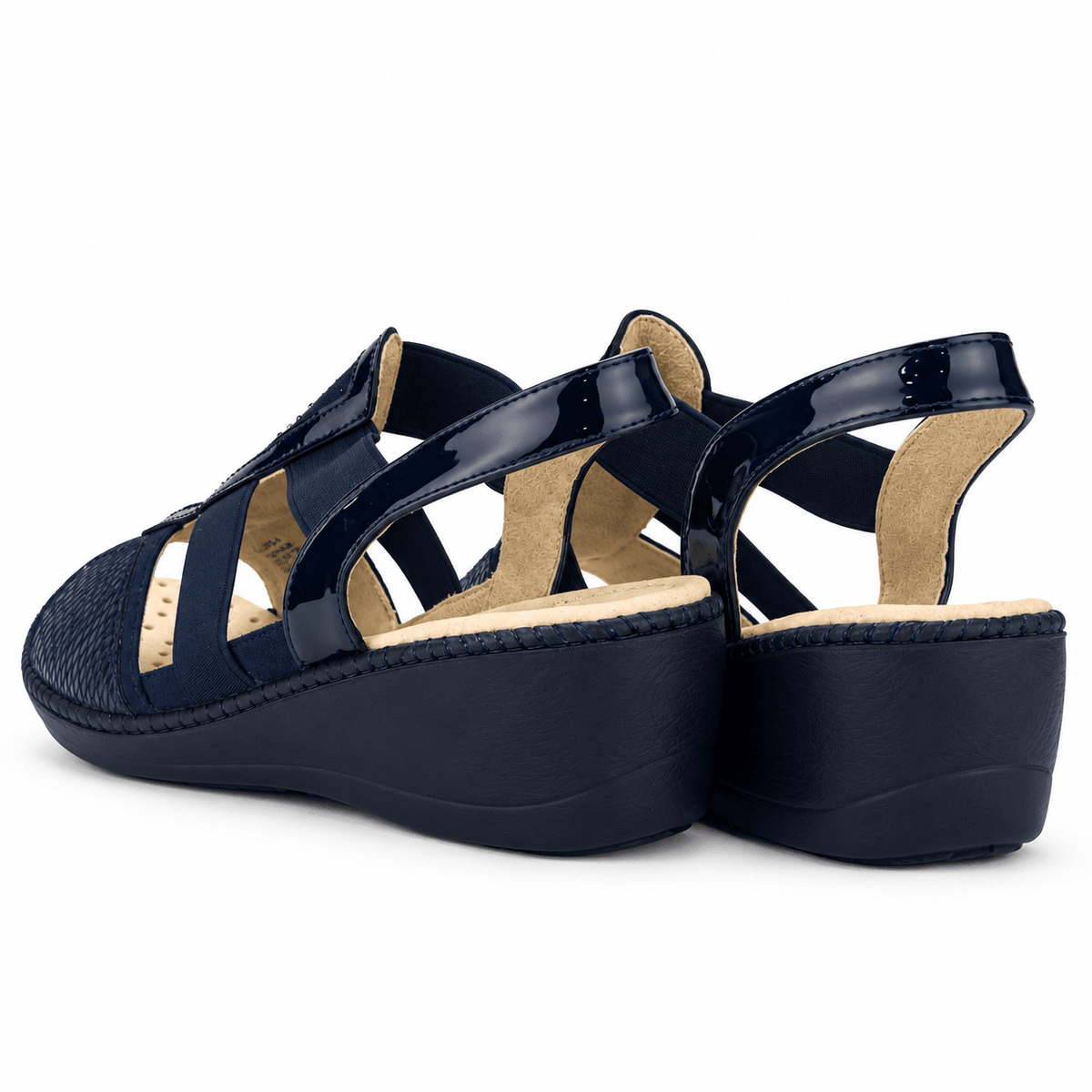 Sandalia Chalada Mujer Lupe-4 Azul Marino Casual Sandalias Chalada 