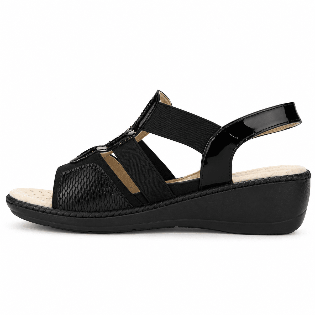 Sandalia Chalada Mujer Lupe-4 Negro Casual Sandalias Chalada 