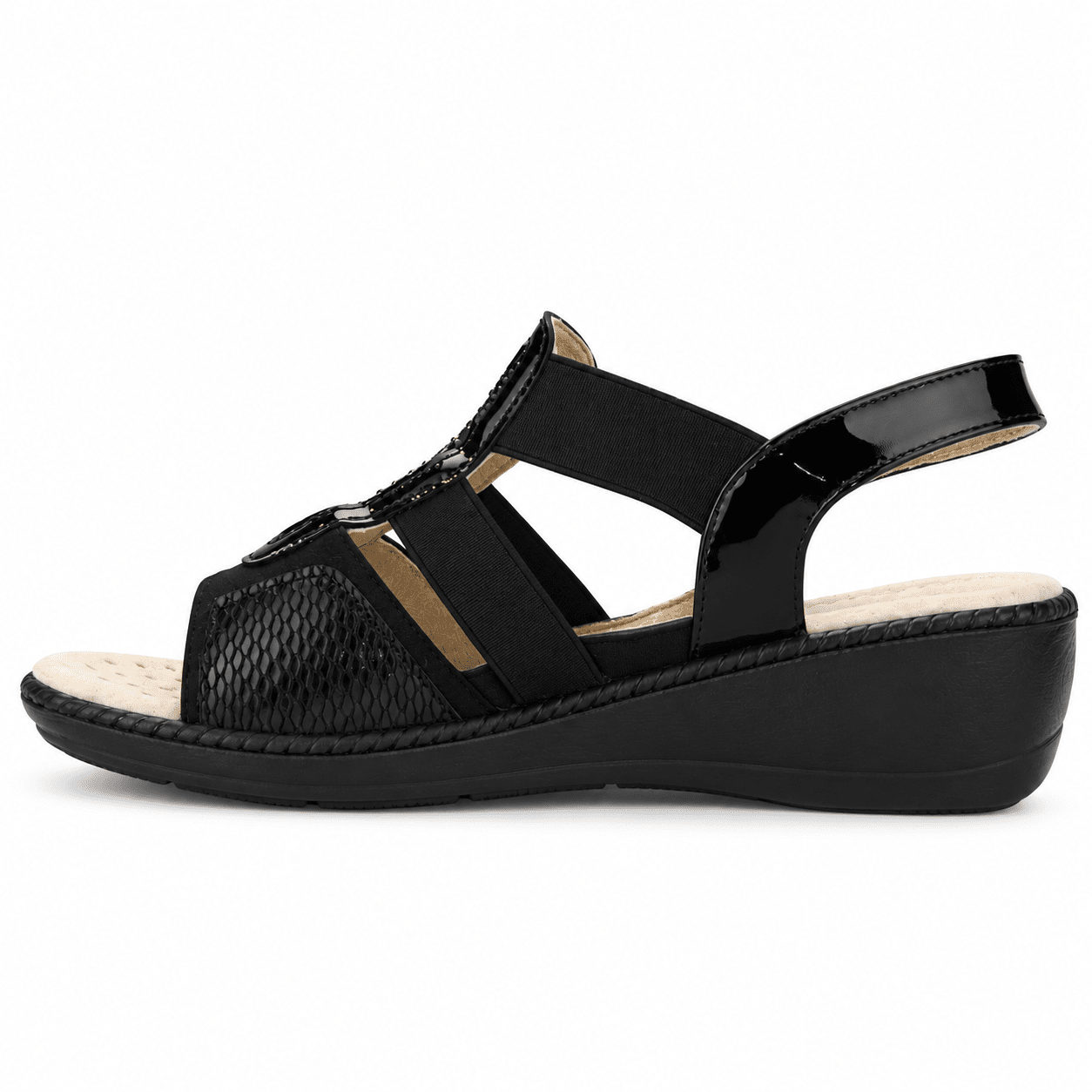 Sandalia Chalada Mujer Lupe-4 Negro Casual Sandalias Chalada 