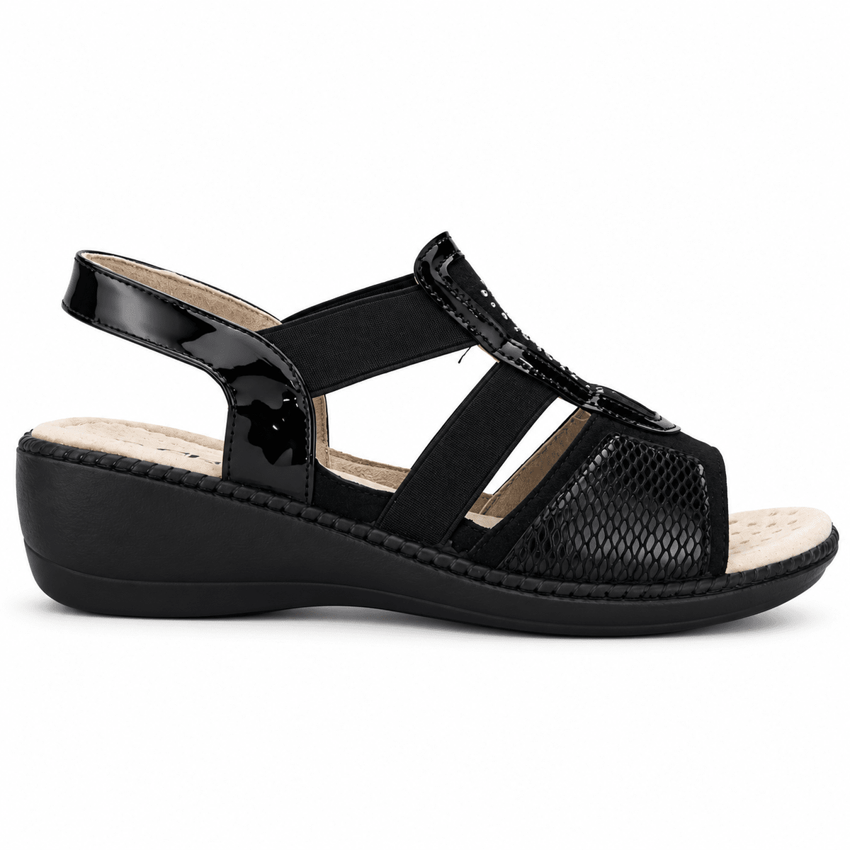 Sandalia Chalada Mujer Lupe-4 Negro Casual Sandalias Chalada 
