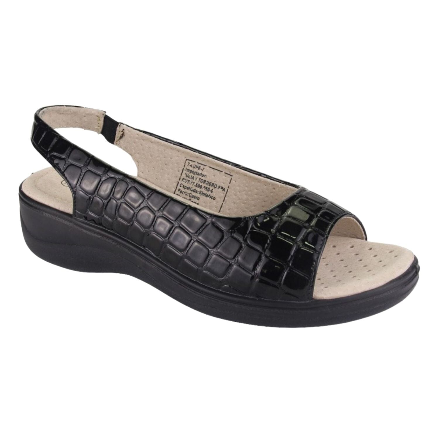 Sandalia Chalada Mujer Lupe-7 Negro Comfort Sandalias Chalada 