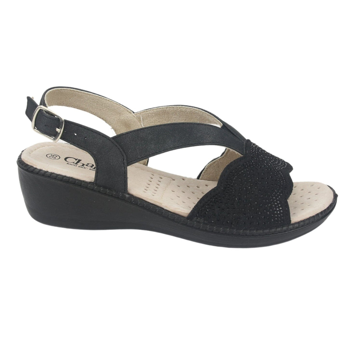 Sandalia Chalada Mujer Lupe-81 Negro Casual Sandalias Chalada 
