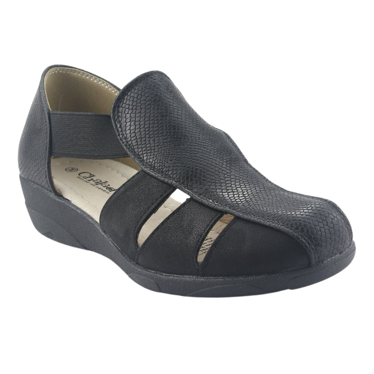 Sandalia Chalada Mujer Mira-1 Negro Comfort Sandalias Chalada 