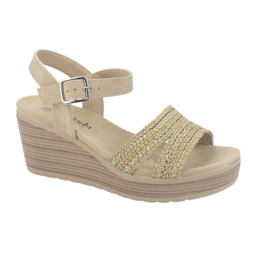Sandalia Chalada Mujer Pady-2 Beige Plataforma Sandalias Chalada 