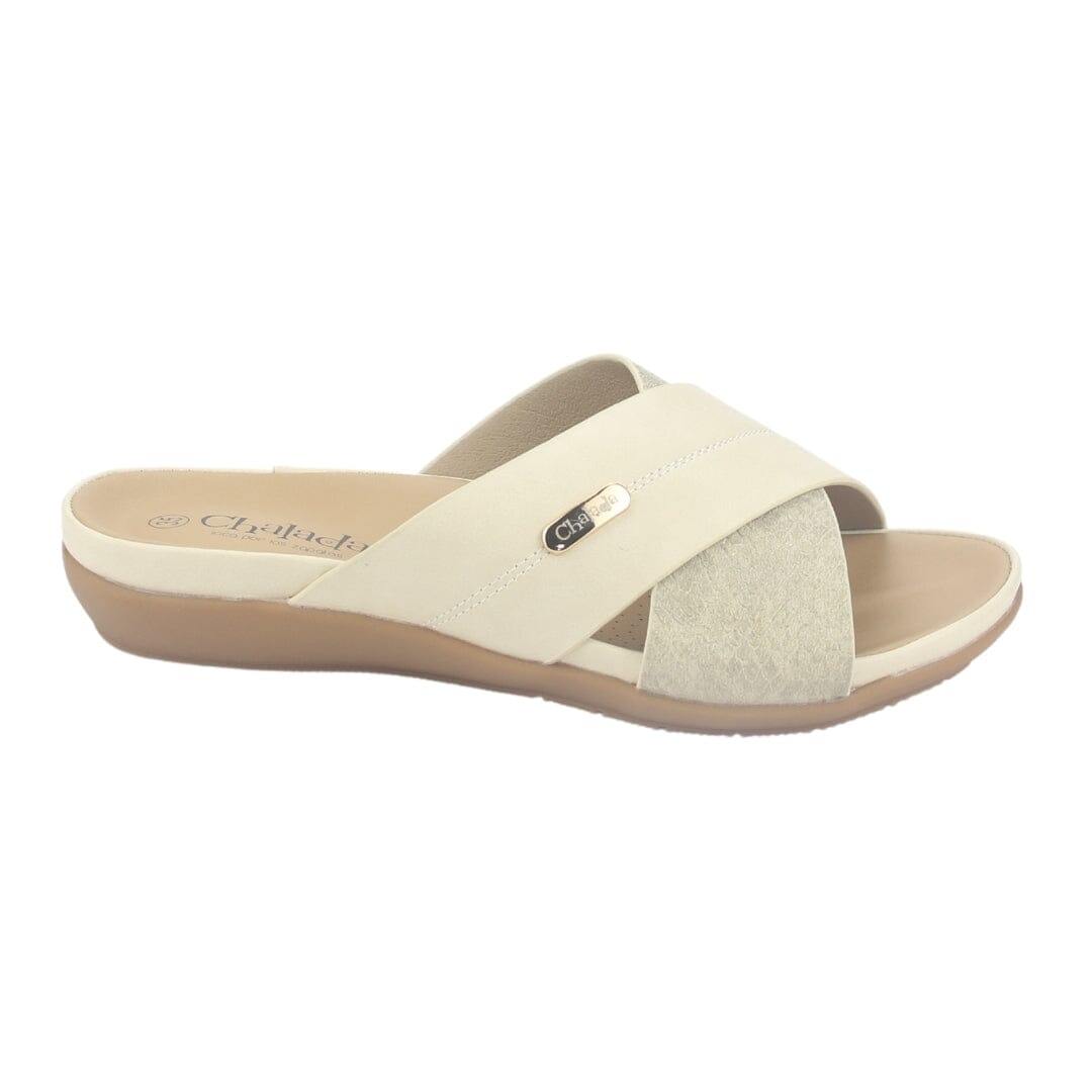 Sandalia Chalada Mujer Palak-1 Beige Casual Sandalias Taco Chalada 