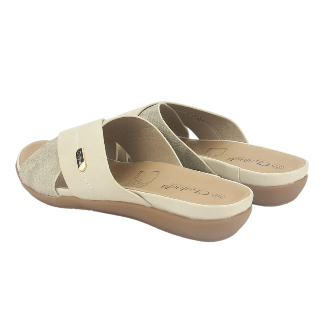 Sandalia Chalada Mujer Palak-1 Beige Casual Sandalias Taco Chalada 