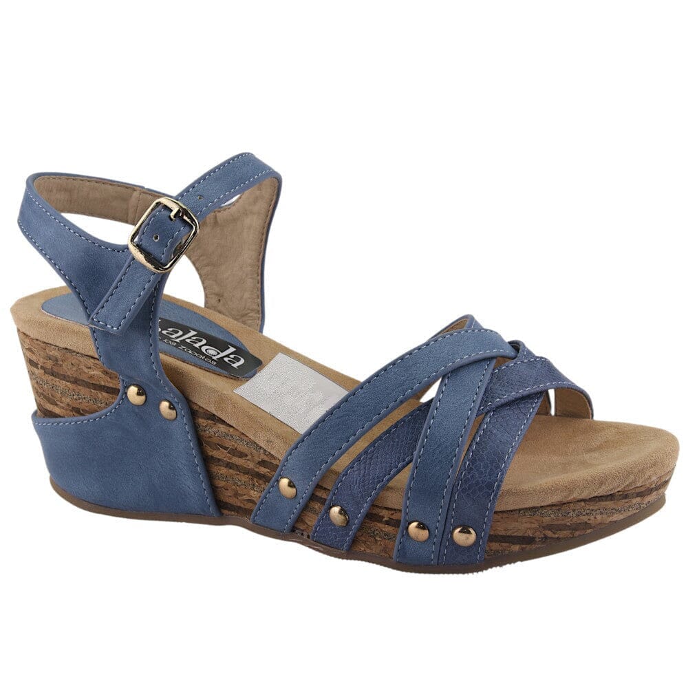 Sandalia Chalada Mujer Pasco-25 Azul Plataforma Sandalias Chalada 