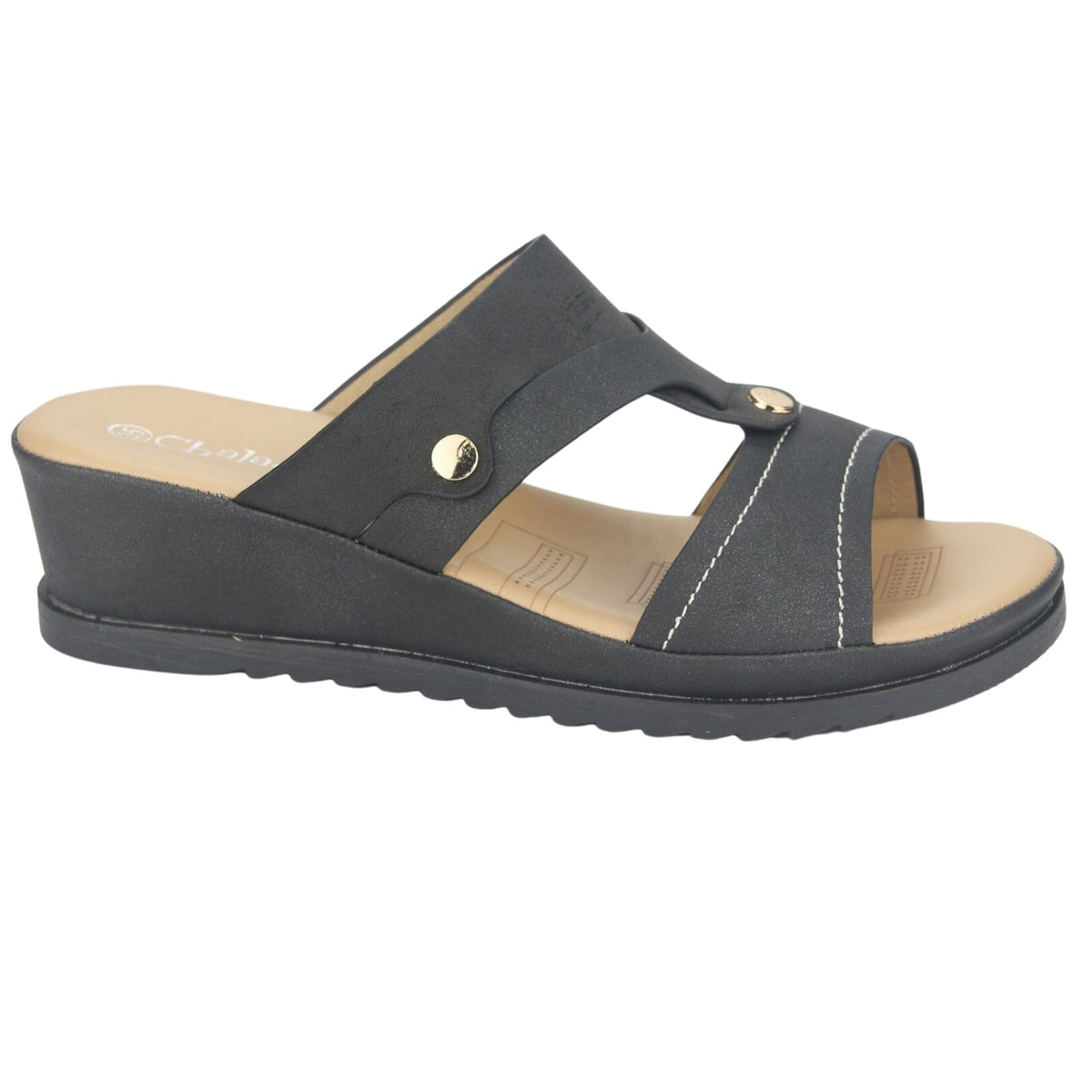 Sandalia Chalada Mujer Piura-17 Negro Casual Sandalia Chalada 