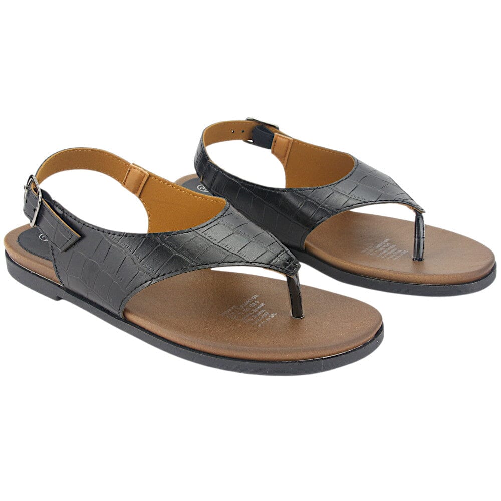 Sandalia Chalada Mujer Prela-13 Negro Casual Sandalia Chalada 