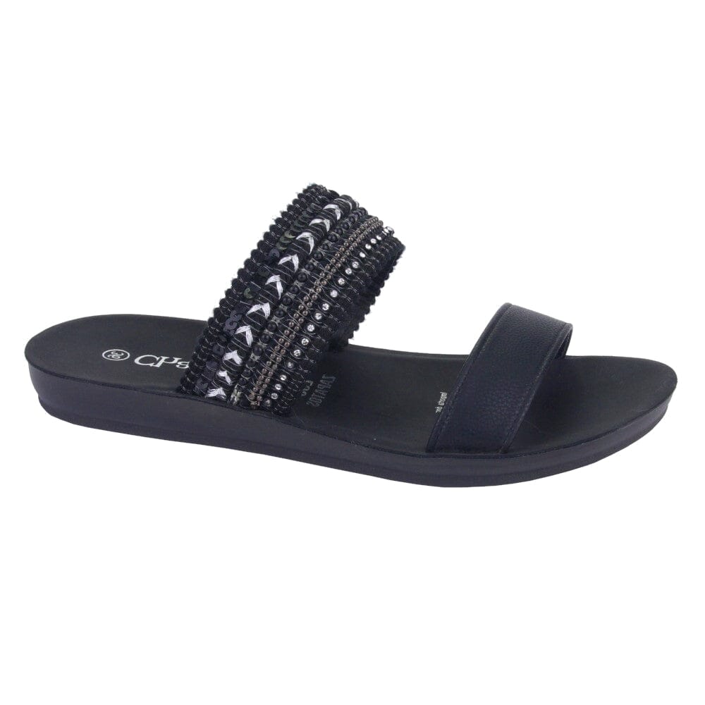 Sandalia Chalada Mujer Quanta-2 Negro Moda Sandalias Chalada 