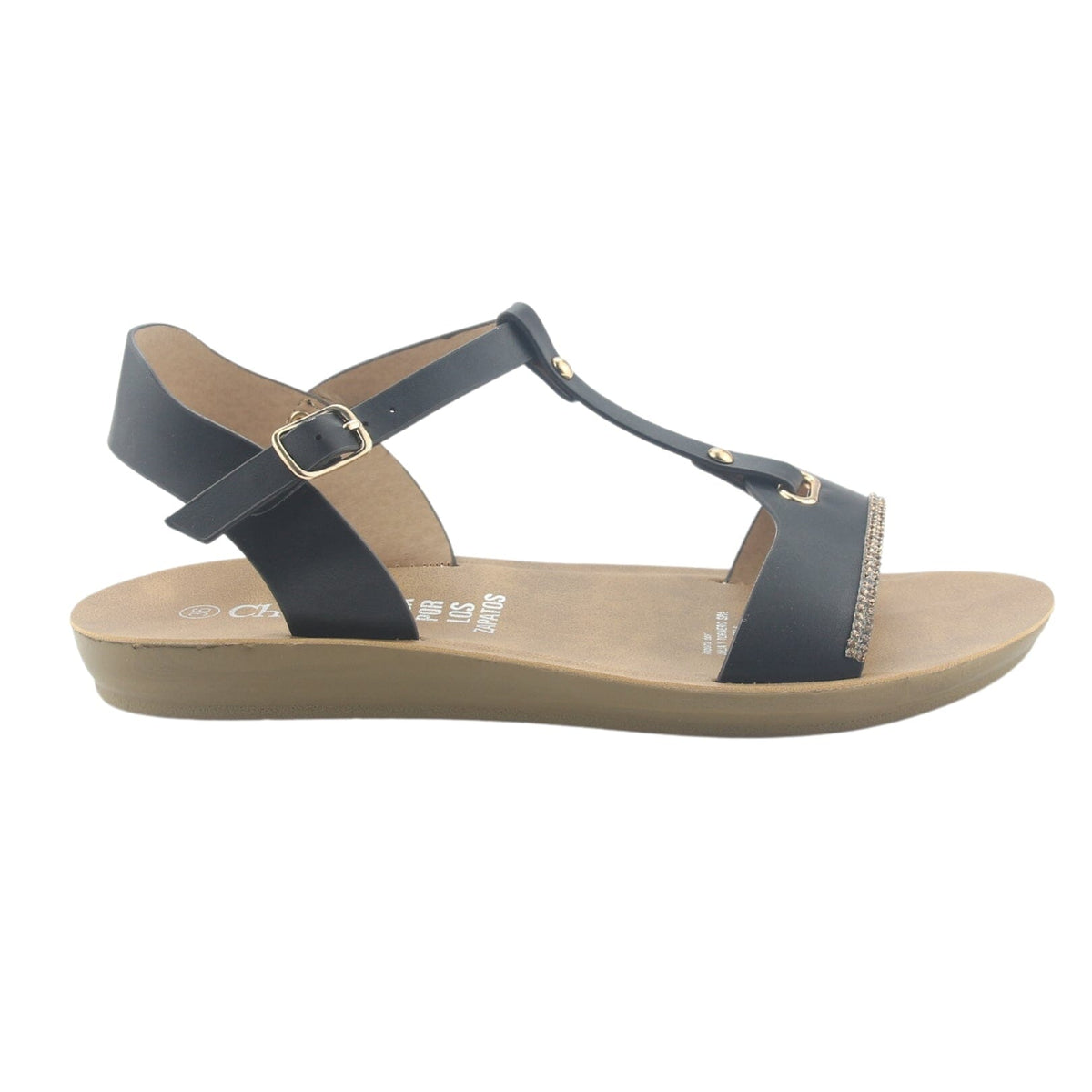 Sandalia Chalada Mujer Quanta-3 Negro Moda Sandalias Chalada 