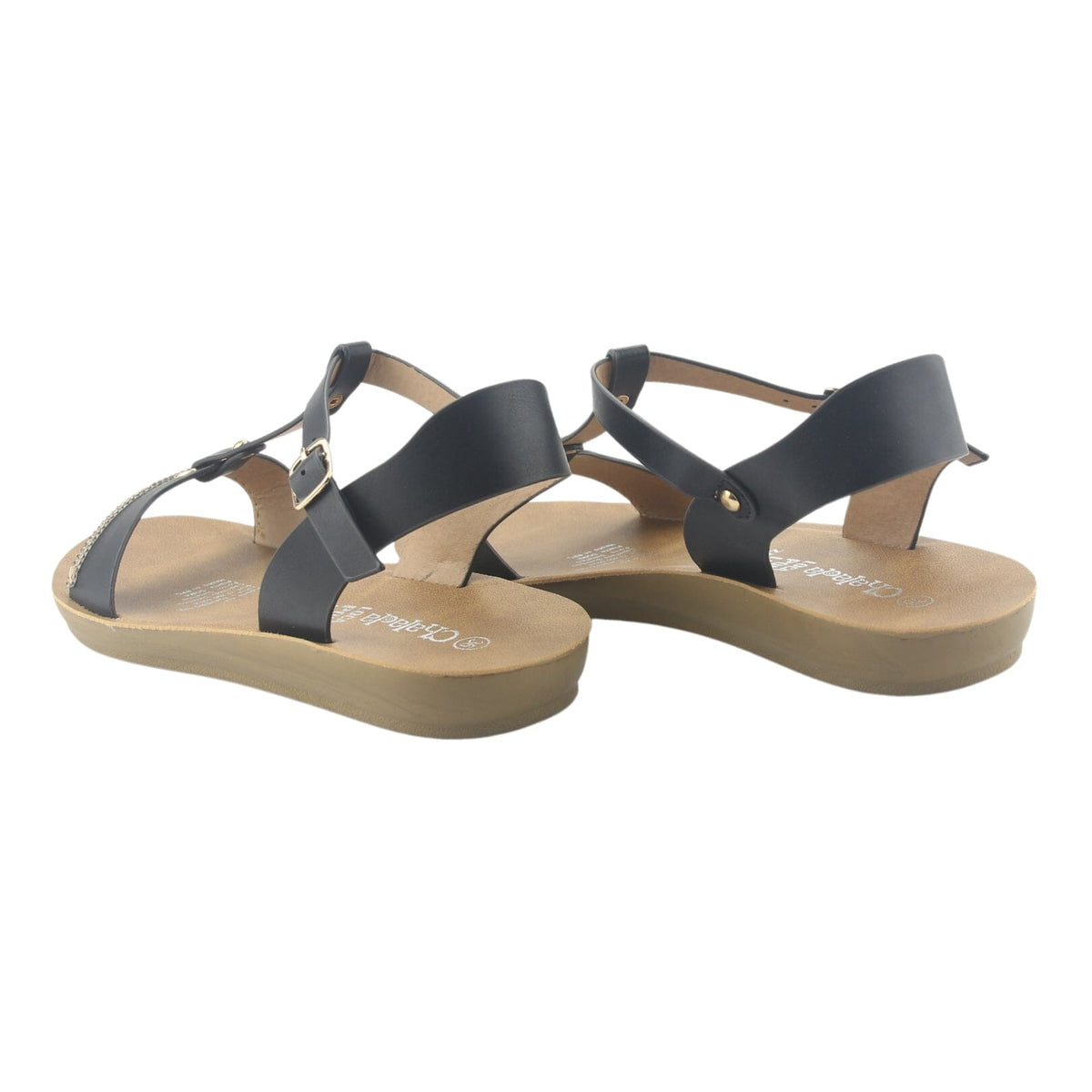 Sandalia Chalada Mujer Quanta-3 Negro Moda Sandalias Chalada 