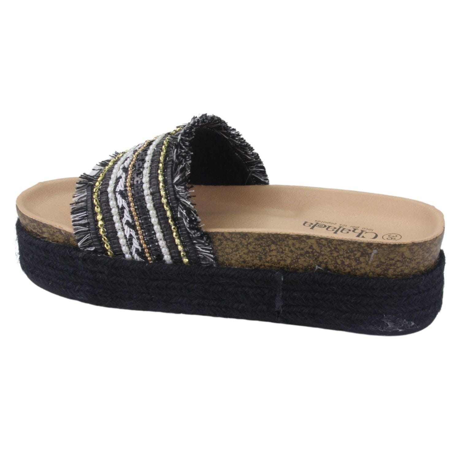 Sandalia Chalada Mujer Stork-10 Negro Moda Sandalias Chalada 