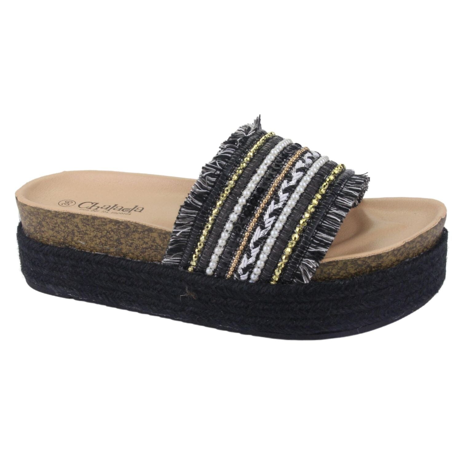 Sandalia Chalada Mujer Stork-10 Negro Moda Sandalias Chalada 