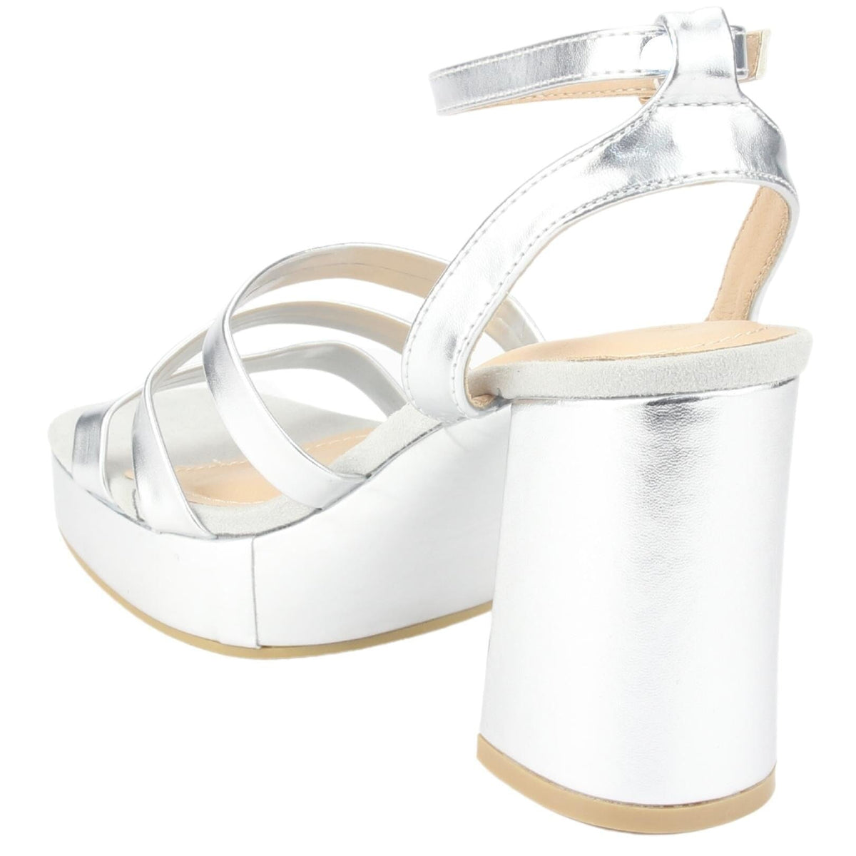 Sandalia Chalada Mujer Sussi-3 Plateado Casual Sandalia Chalada 