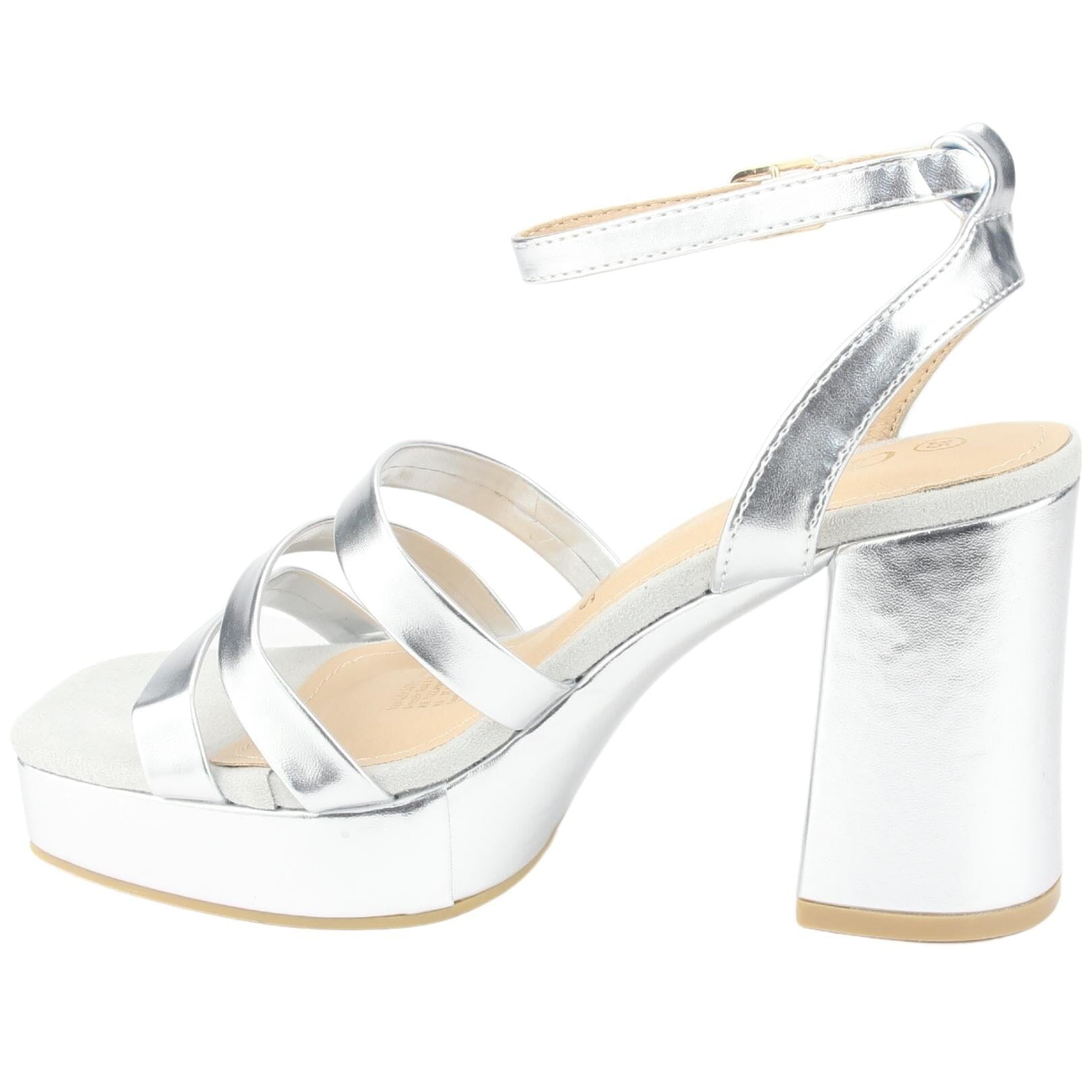 Sandalia Chalada Mujer Sussi-3 Plateado Casual Sandalia Chalada 