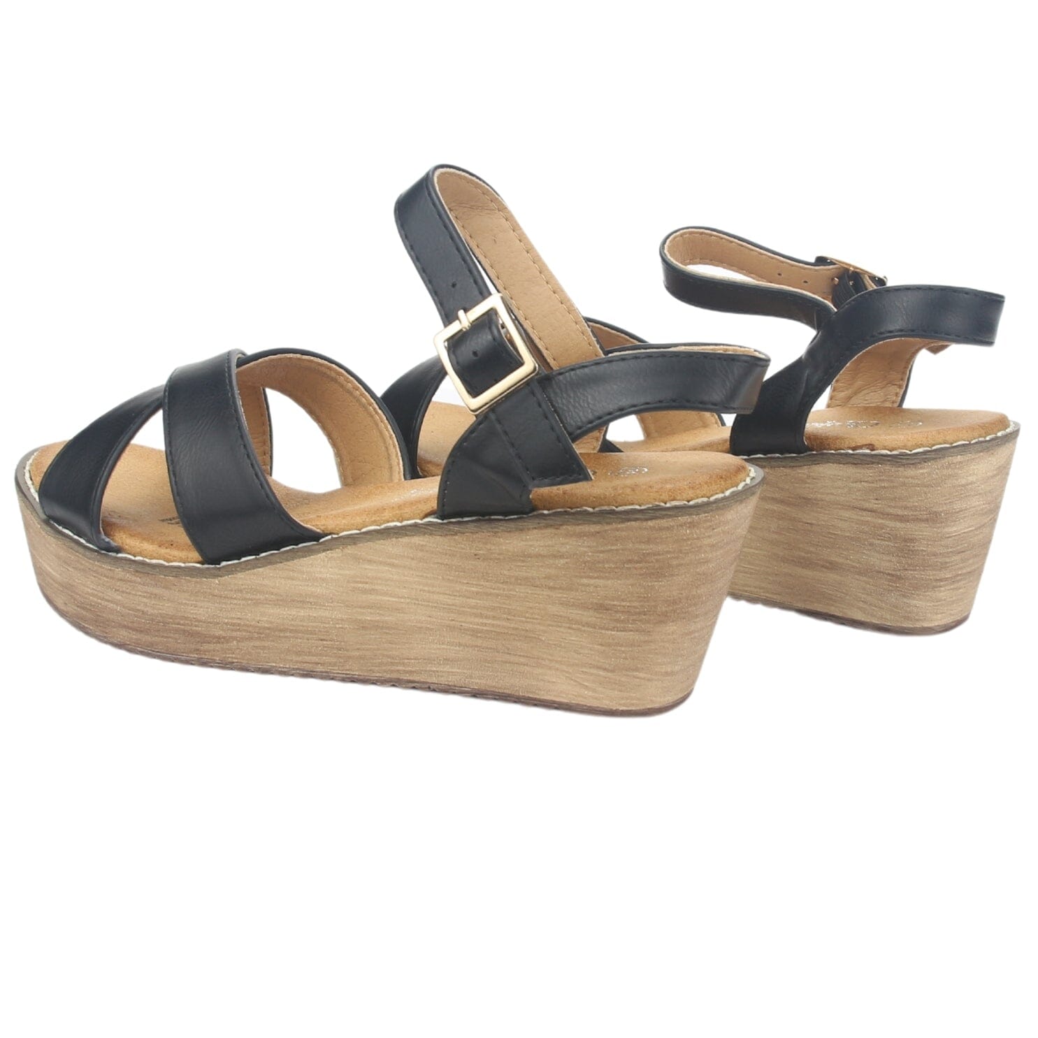 Sandalia Chalada Mujer Tala-1 Negro Plataforma Sandalias Chalada 