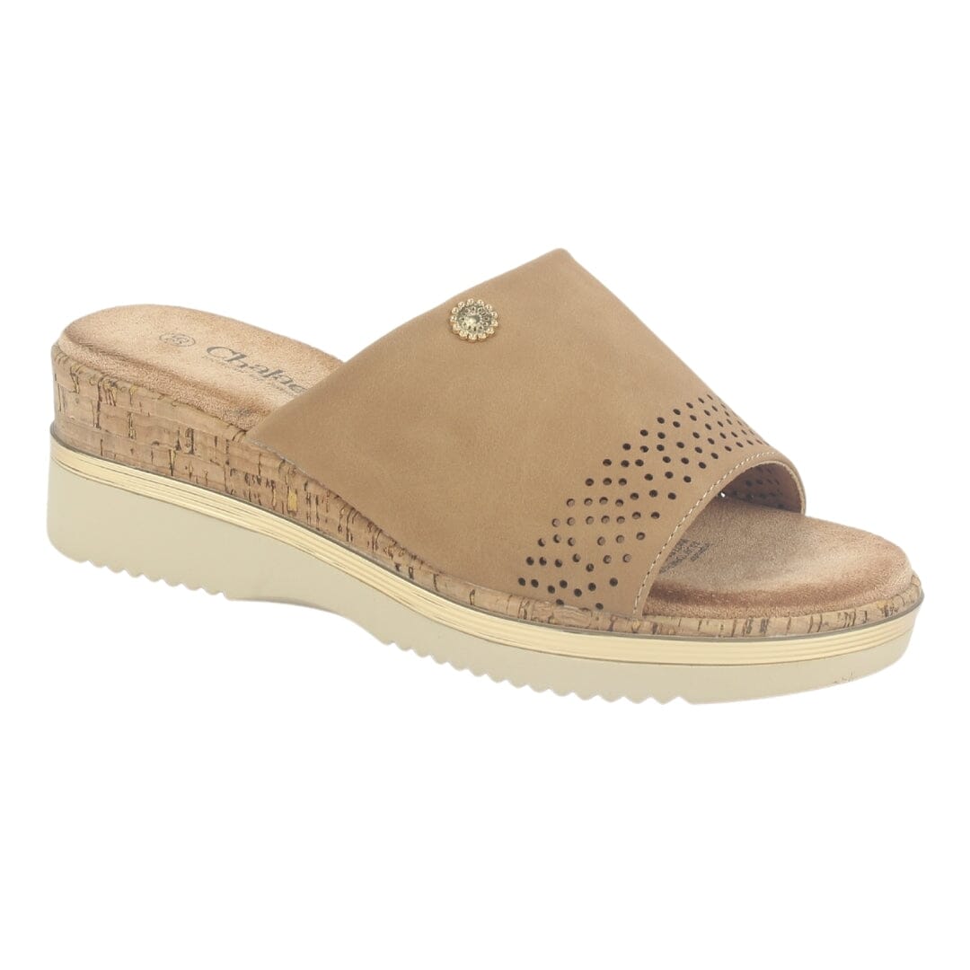 Sandalia Chalada Mujer Tera-1 Beige Plataforma Sandalias Chalada 