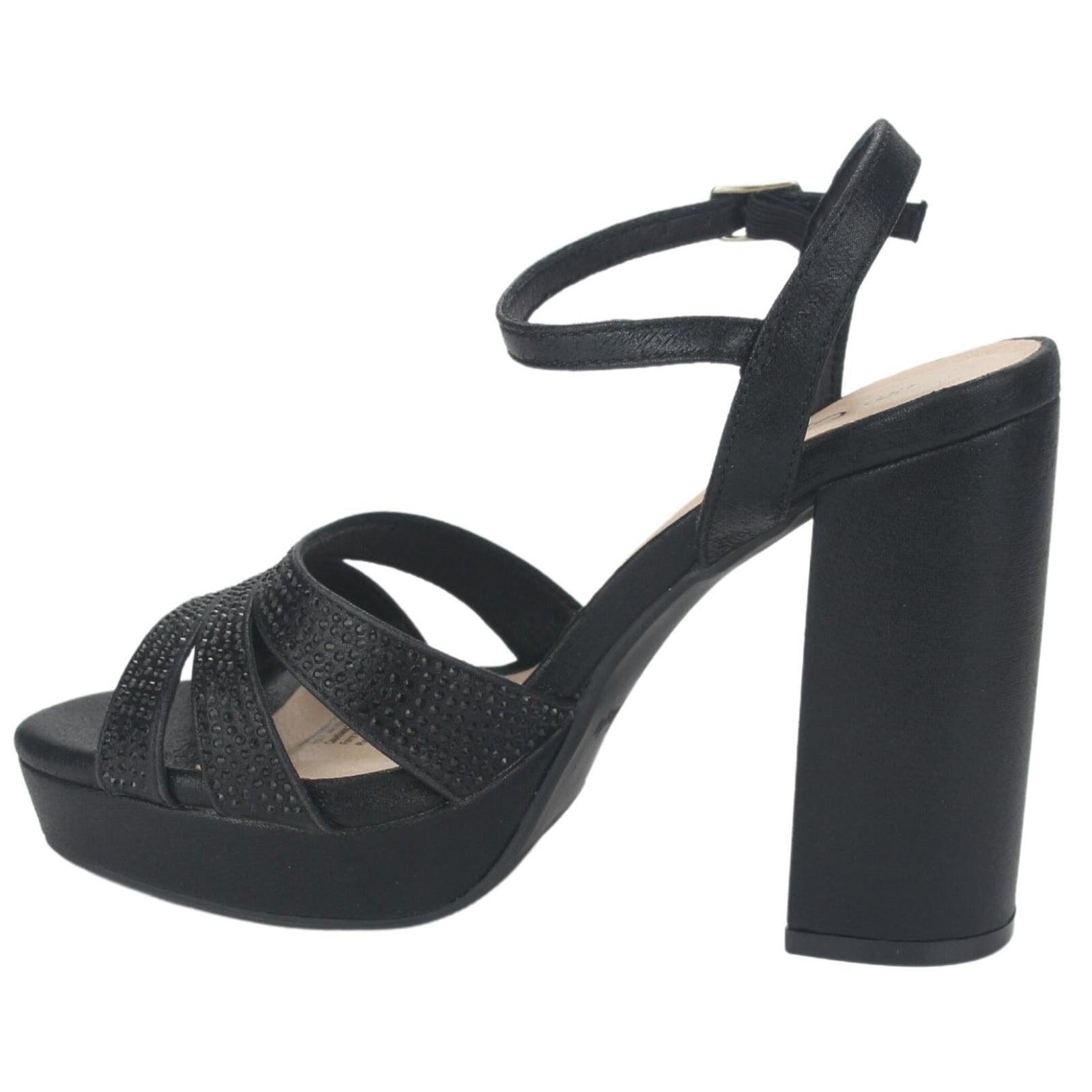 Sandalia Chalada Mujer Tita-1 Negro Casual Tacones Altos Chalada 