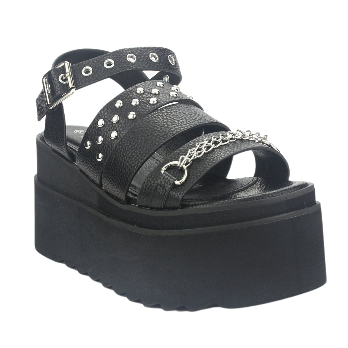 Sandalia Chalada Mujer Vex-5 Negro Plataforma Sandalias Chalada 