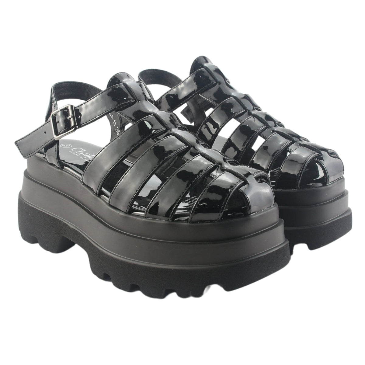 Sandalia Chalada Mujer Villa-11 Negro Casual Sandalias Plataforma Chalada 