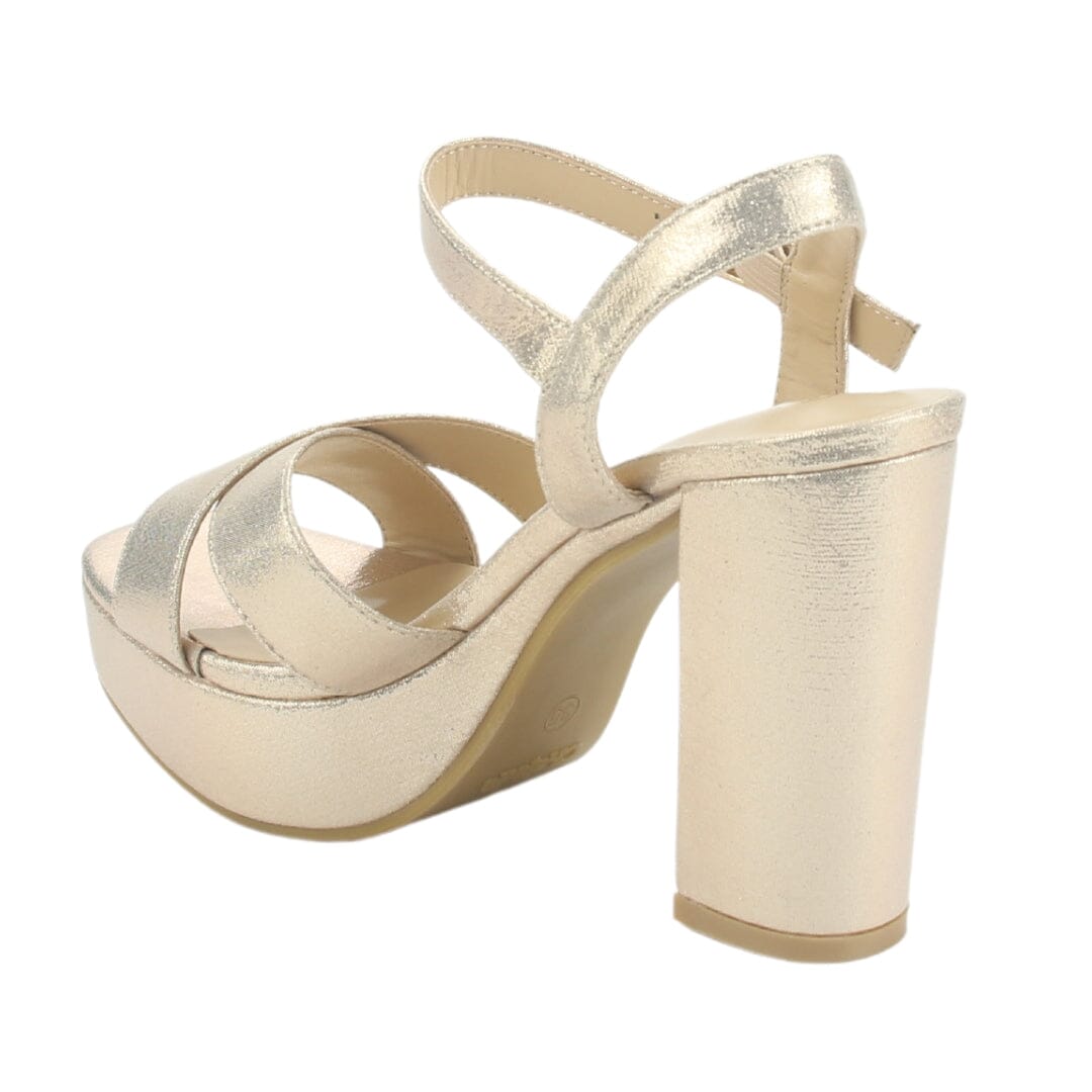 Sandalia Chalada Mujer Vina-1 Dorado Fiesta Sandalias Chalada 