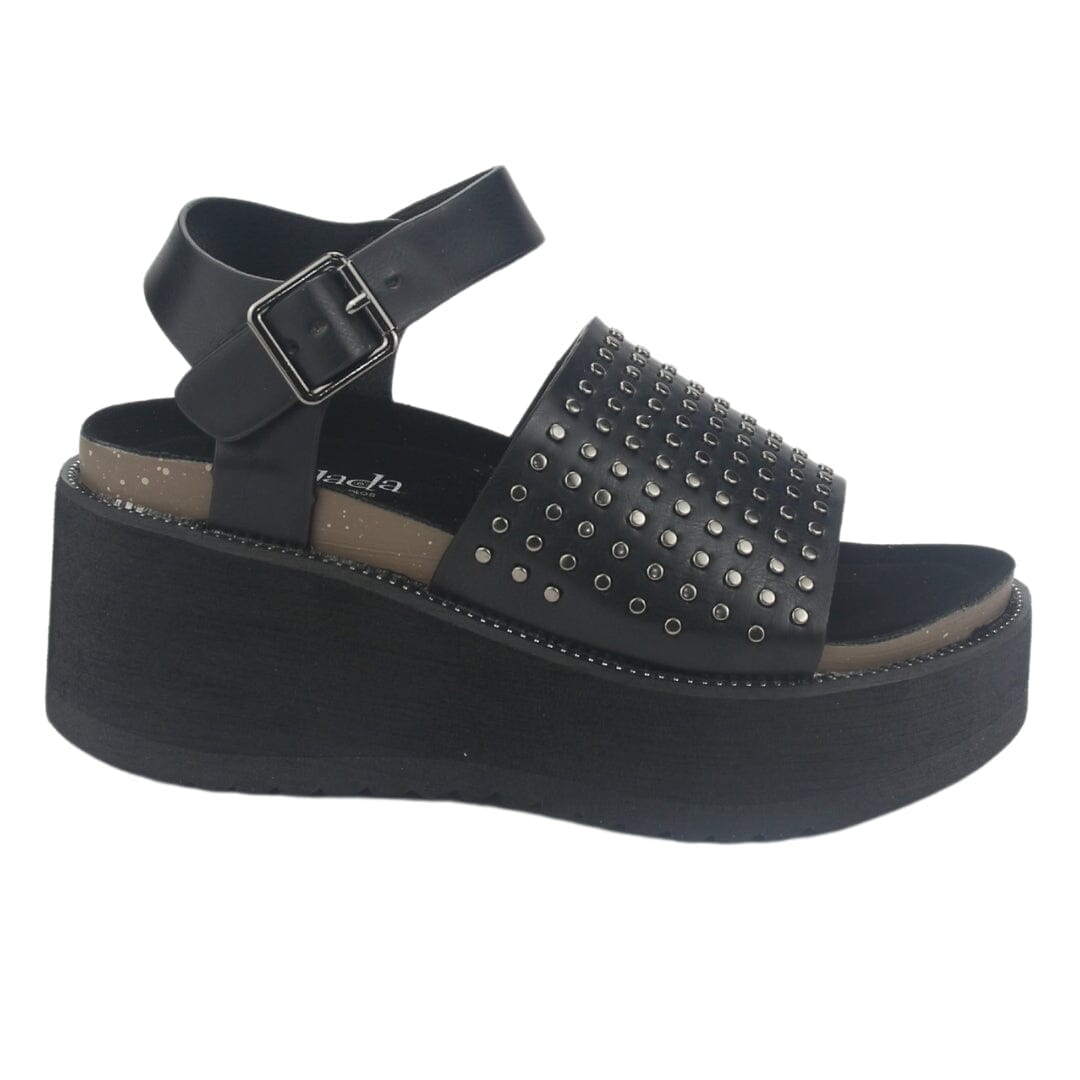 Sandalia Chalada Mujer Viru-29 Negro Plataforma Sandalias Chalada 