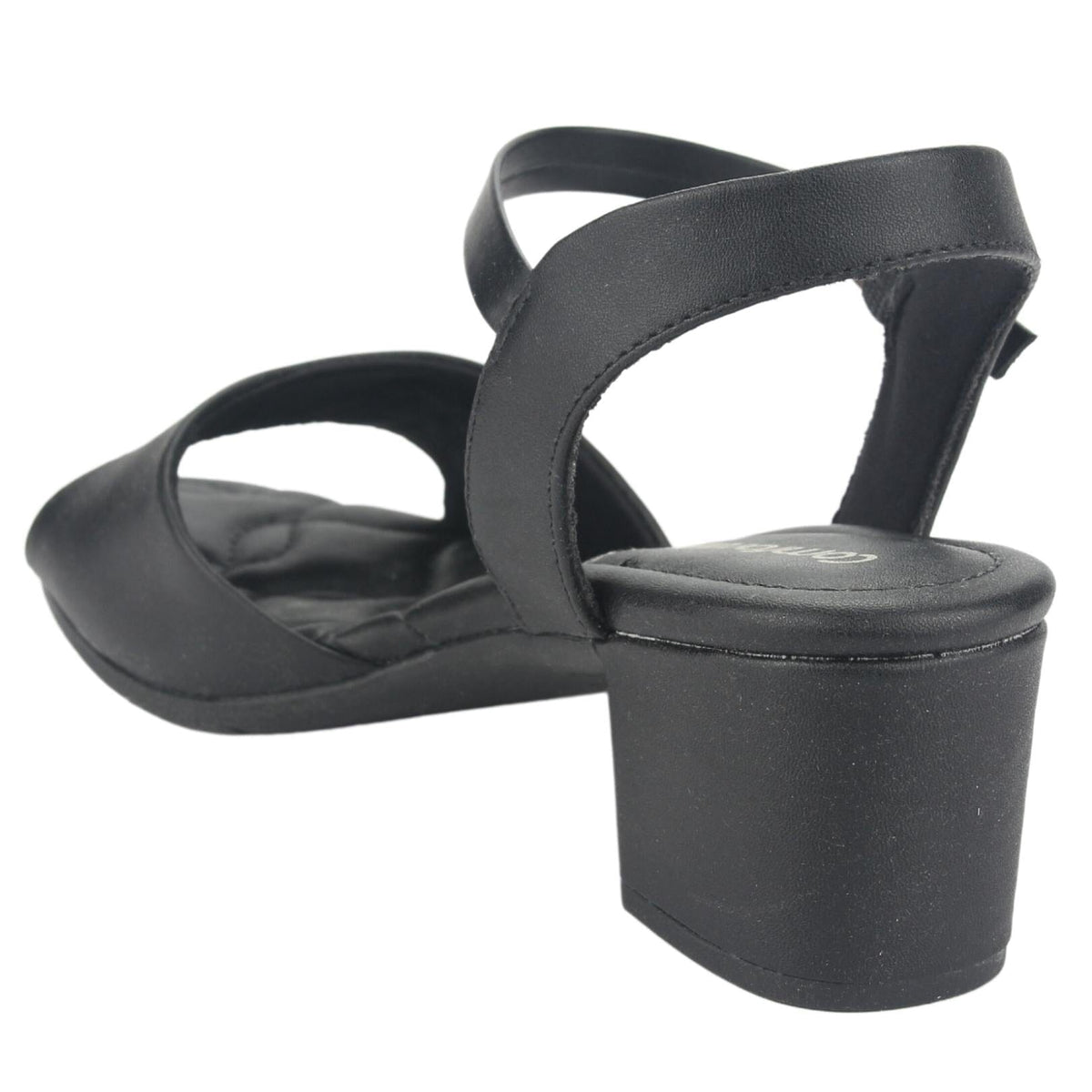 Sandalia Comfortflex Mujer 2357402 Negro Casual Sandalias Taco Comfortflex 