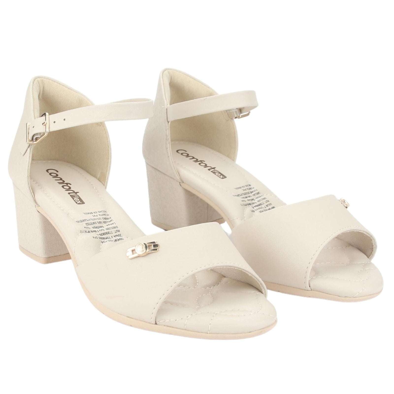 Sandalia Comfortflex Mujer 2357405 Beige Casual Sandalias Comfortflex 