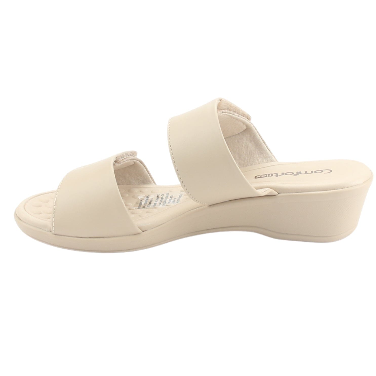 Sandalia Comfortflex Mujer 2472402 Beige Casual Sandalias Comfortflex 