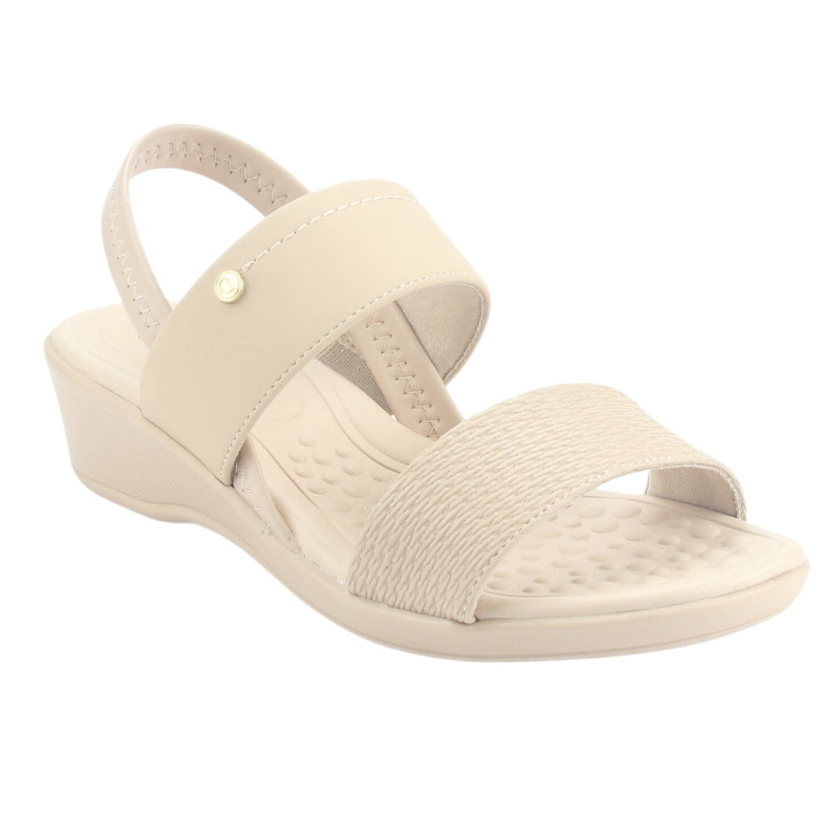 Sandalia Comfortflex Mujer 2472403 Beige Casual Sandalias Comfortflex 