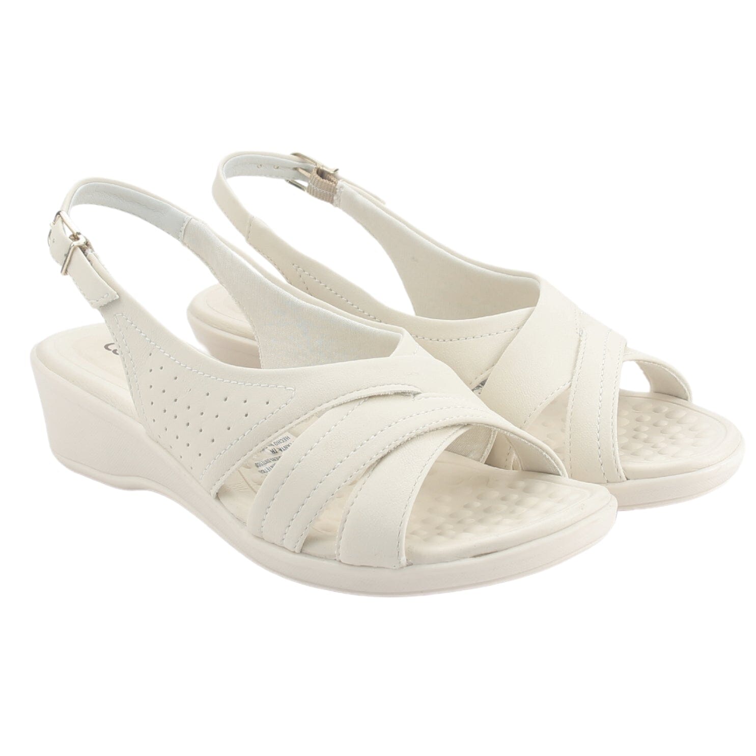 Sandalia Comfortflex Mujer 2472405 Nude Casual Sandalias Comfortflex 