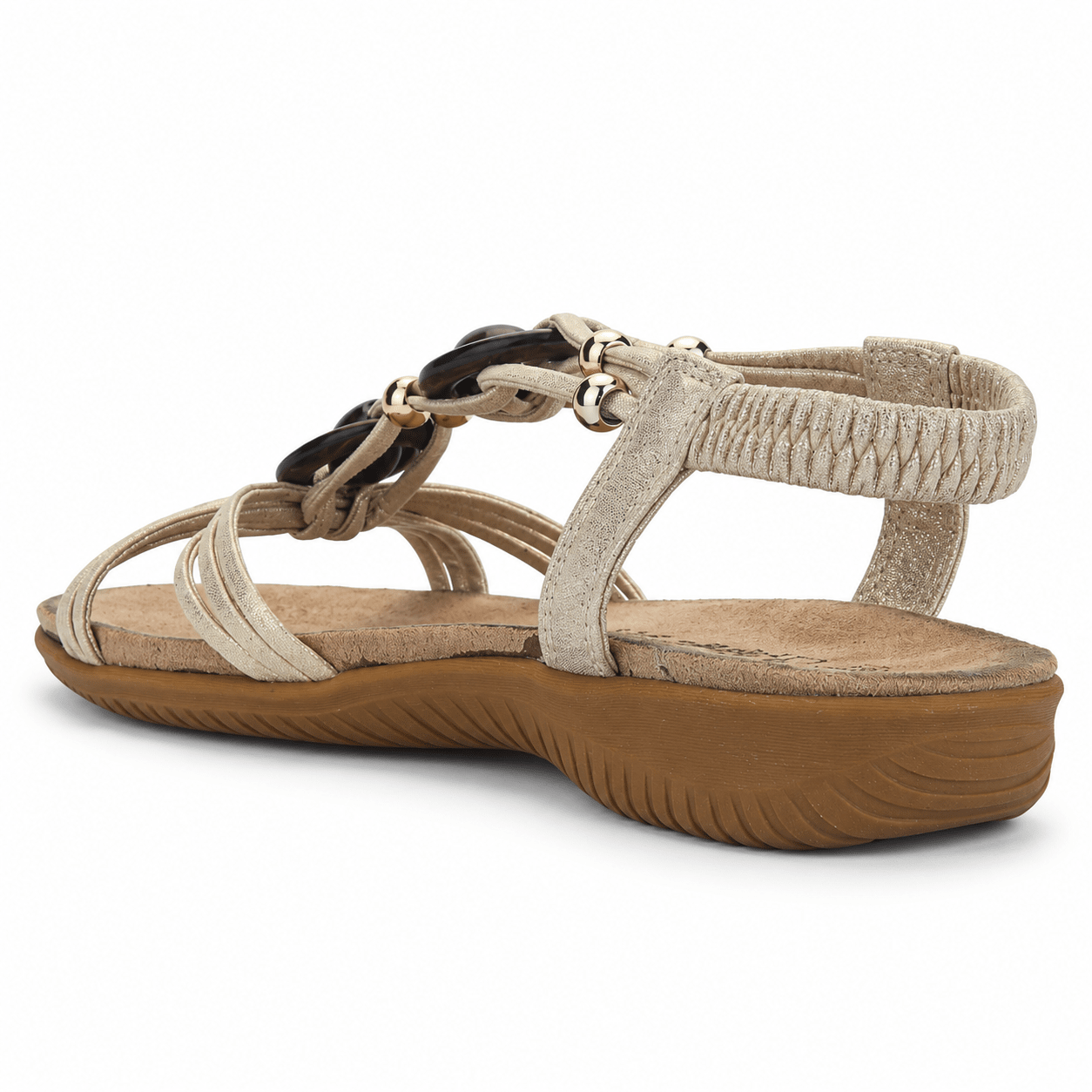 Sandalia Dorado Mujer Casual Chalada Clara Chalada 