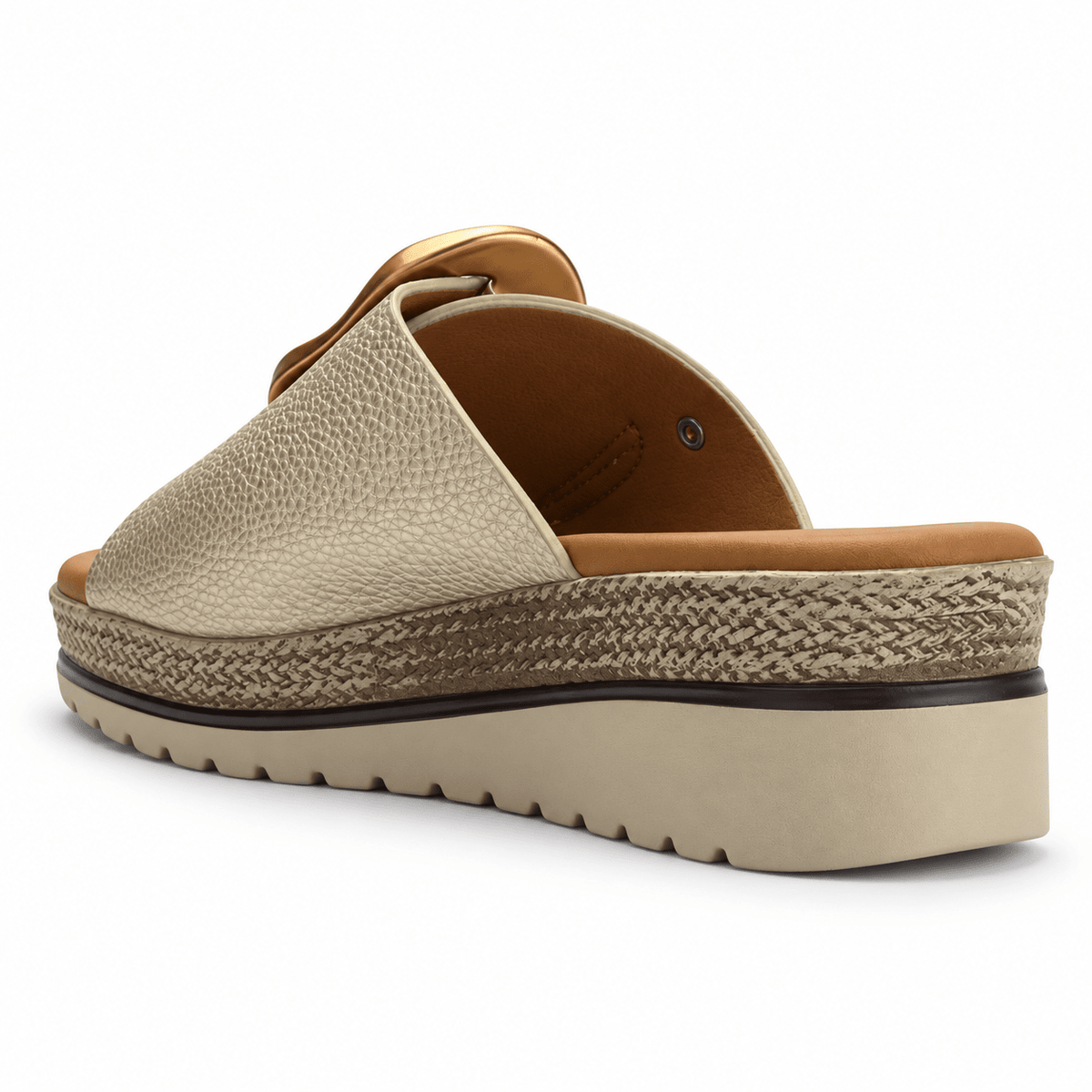 Sandalia Dorado Mujer Casual Chalada Garda Sandalias Chalada