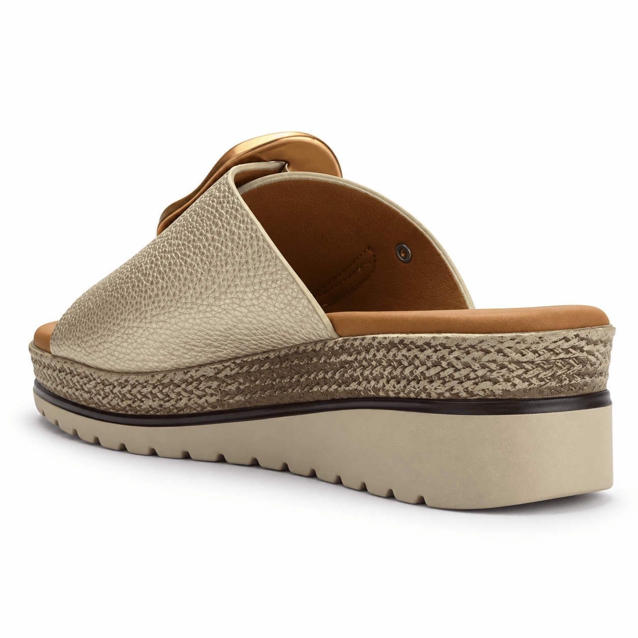 Sandalia Dorado Mujer Casual Chalada Garda Sandalias Chalada