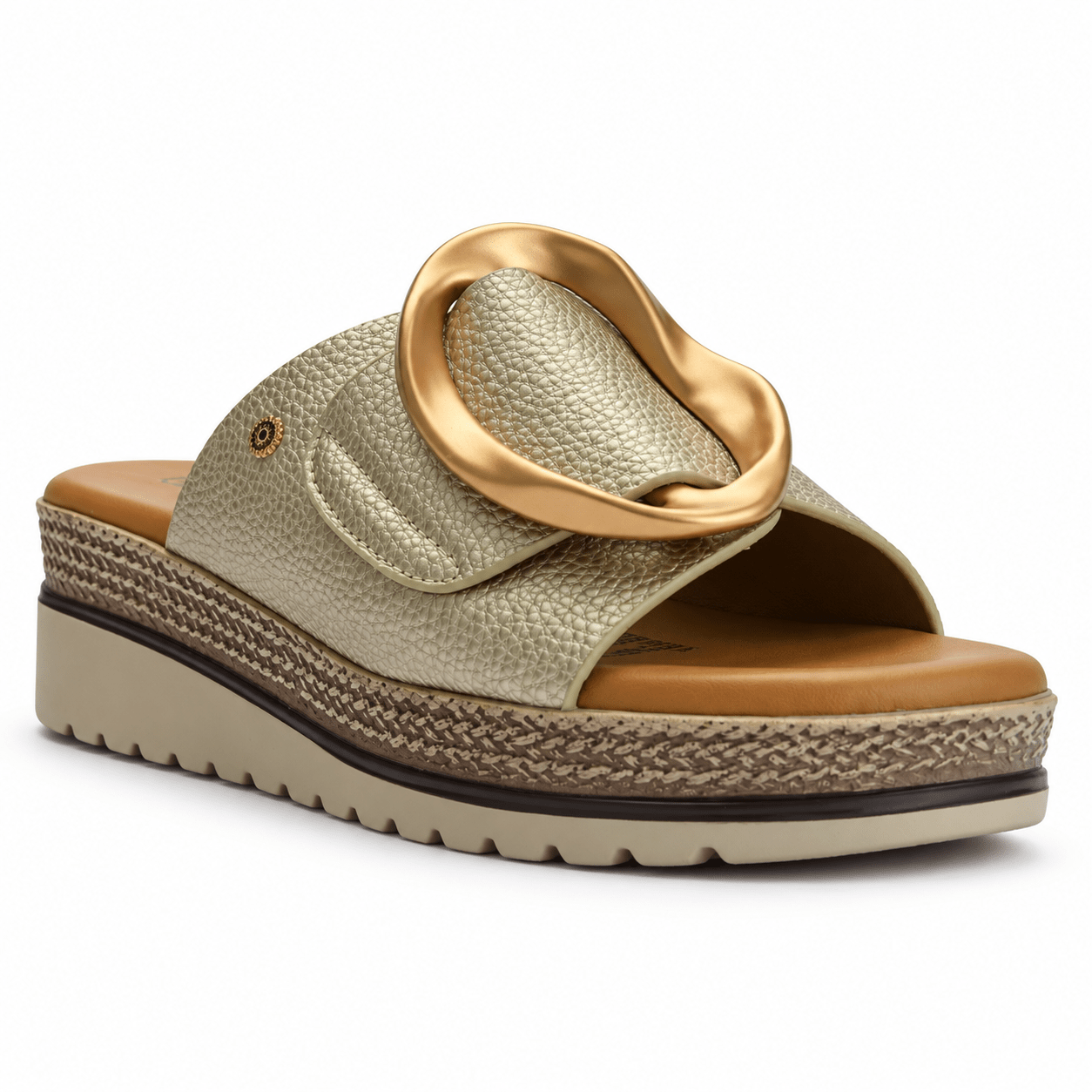 Sandalia Dorado Mujer Casual Chalada Garda Sandalias Chalada