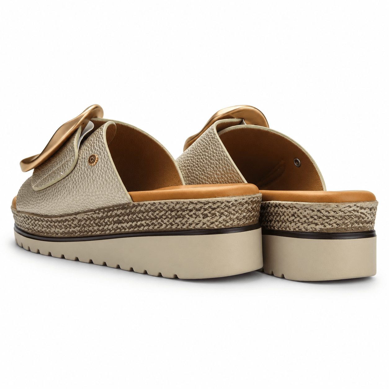 Sandalia Dorado Mujer Casual Chalada Garda Sandalias Chalada