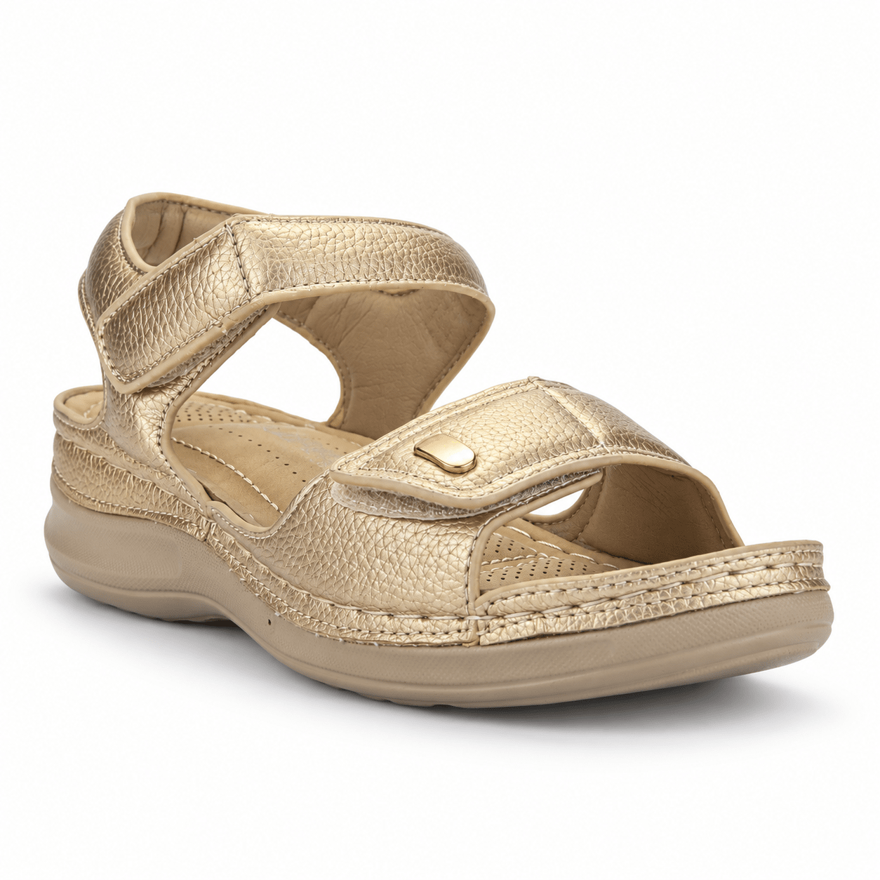 Sandalia Dorado Mujer Casual Chalada Kon Sandalias Chalada 