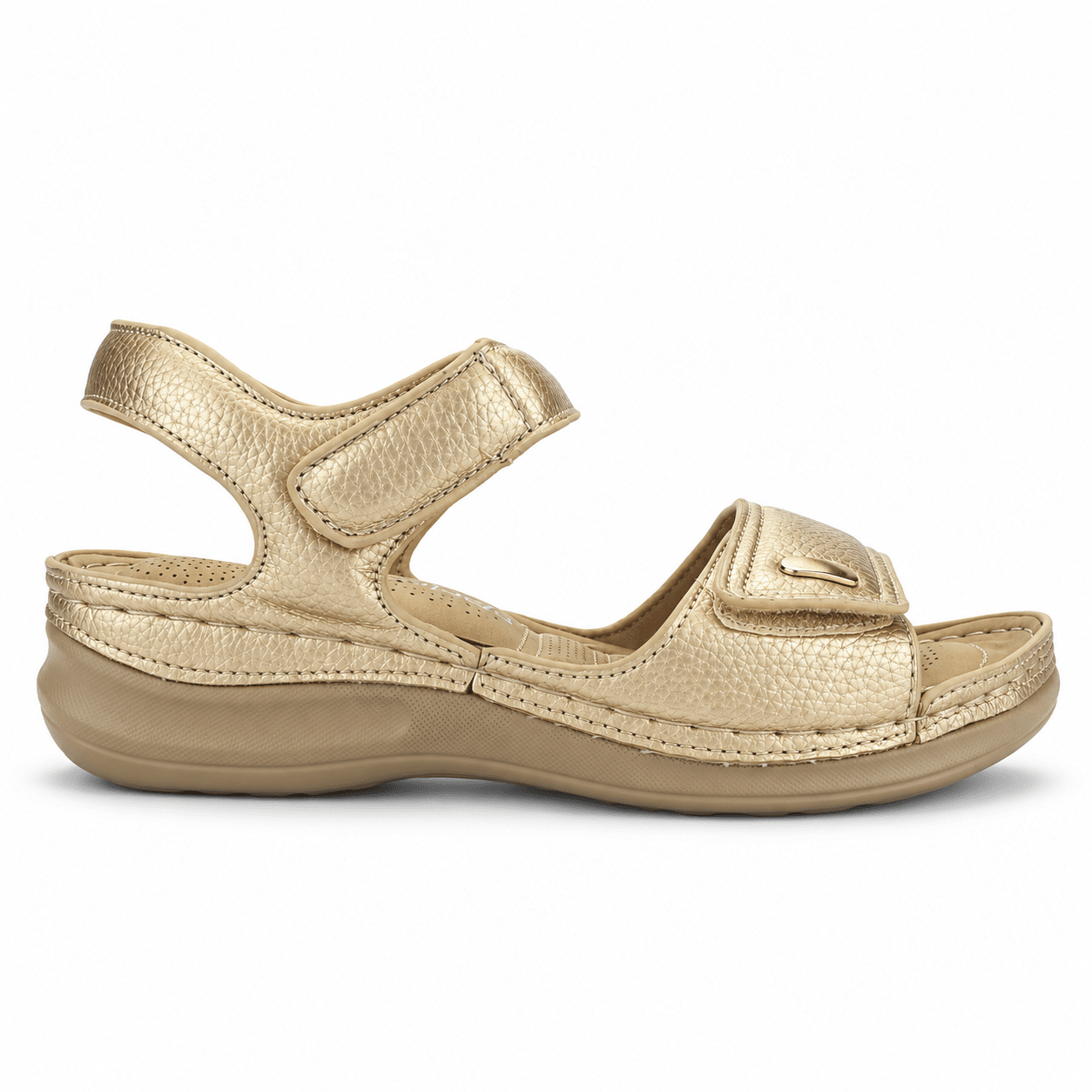 Sandalia Dorado Mujer Casual Chalada Kon Sandalias Chalada 