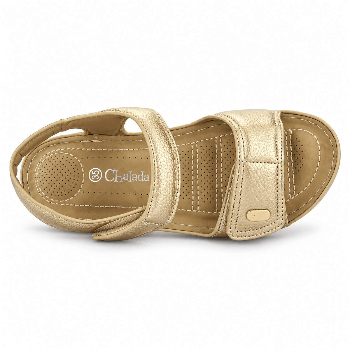 Sandalia Dorado Mujer Casual Chalada Kon Sandalias Chalada 
