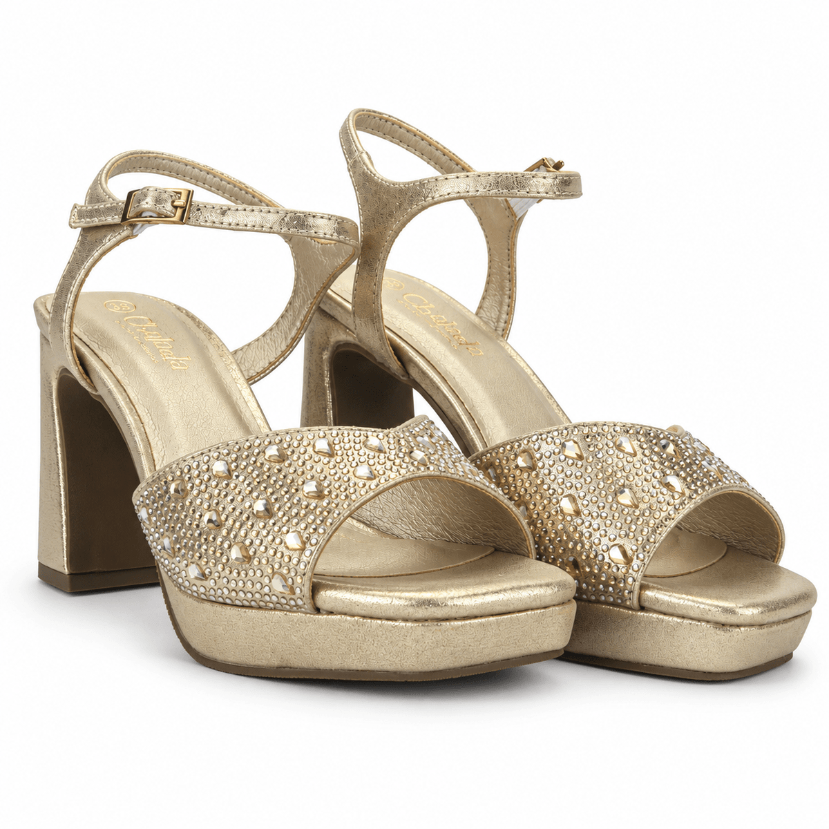 Sandalia Dorado Mujer Casual Chalada Mureli Sandalias Chalada 
