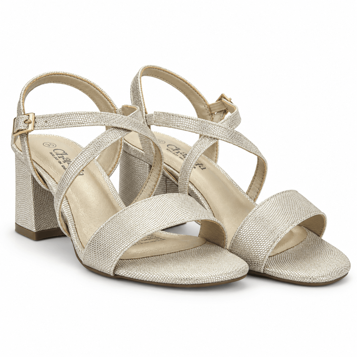 Sandalia Dorado Mujer Casual Chalada Vendra Sandalias Chalada 