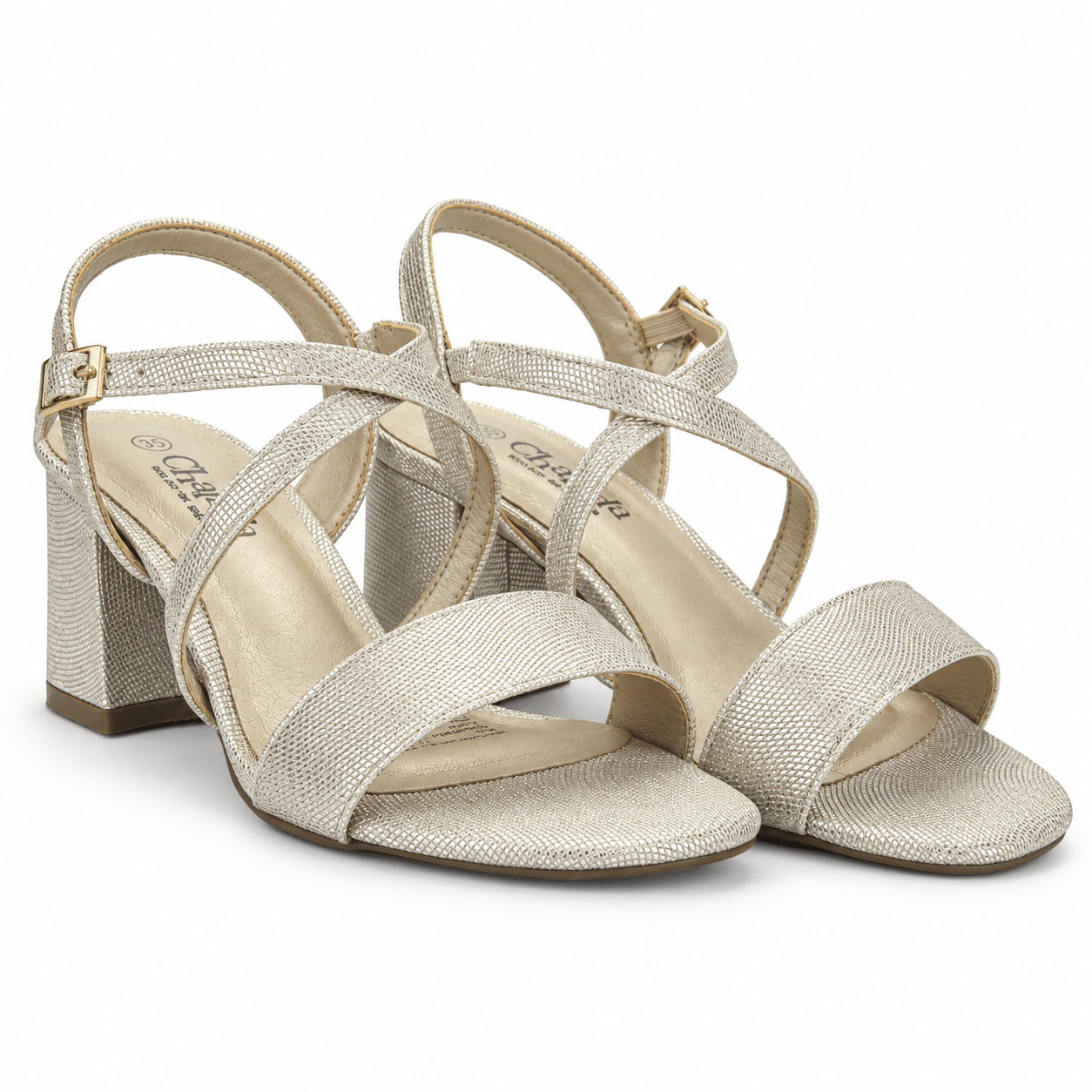Sandalia Dorado Mujer Casual Chalada Vendra Sandalias Chalada 
