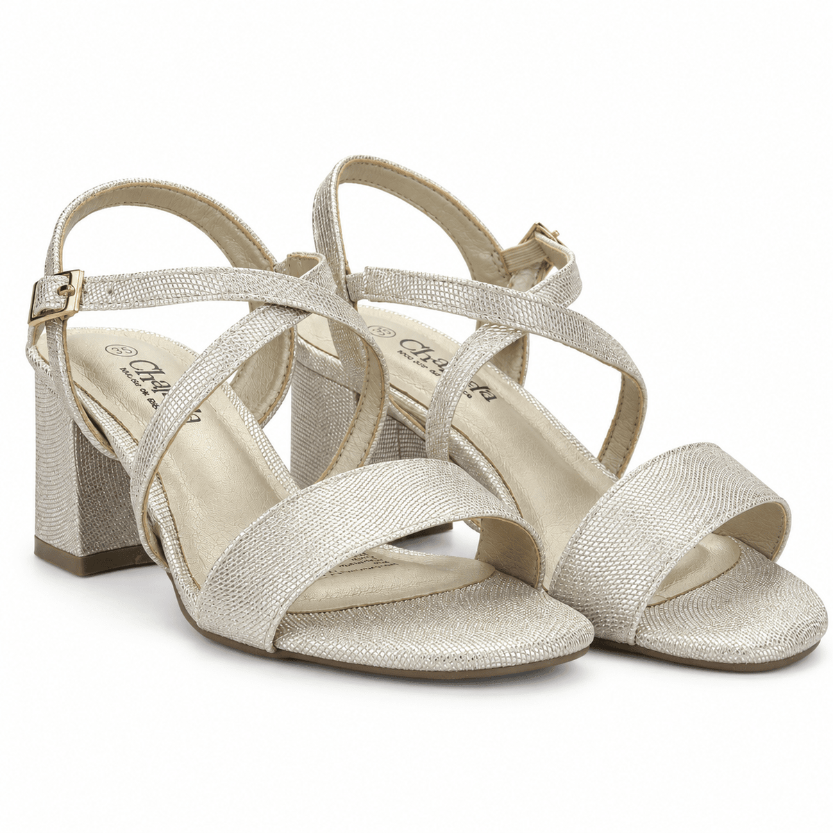 Sandalia Dorado Mujer Casual Chalada Vendra Sandalias Chalada 