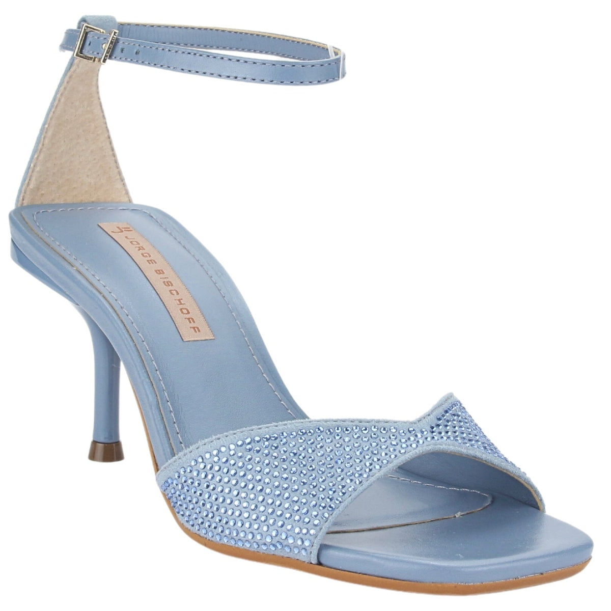 Sandalia Jorgebischoff Mujer J10543039 Azul Casual Sandalias Taco Jorge Bischoff 