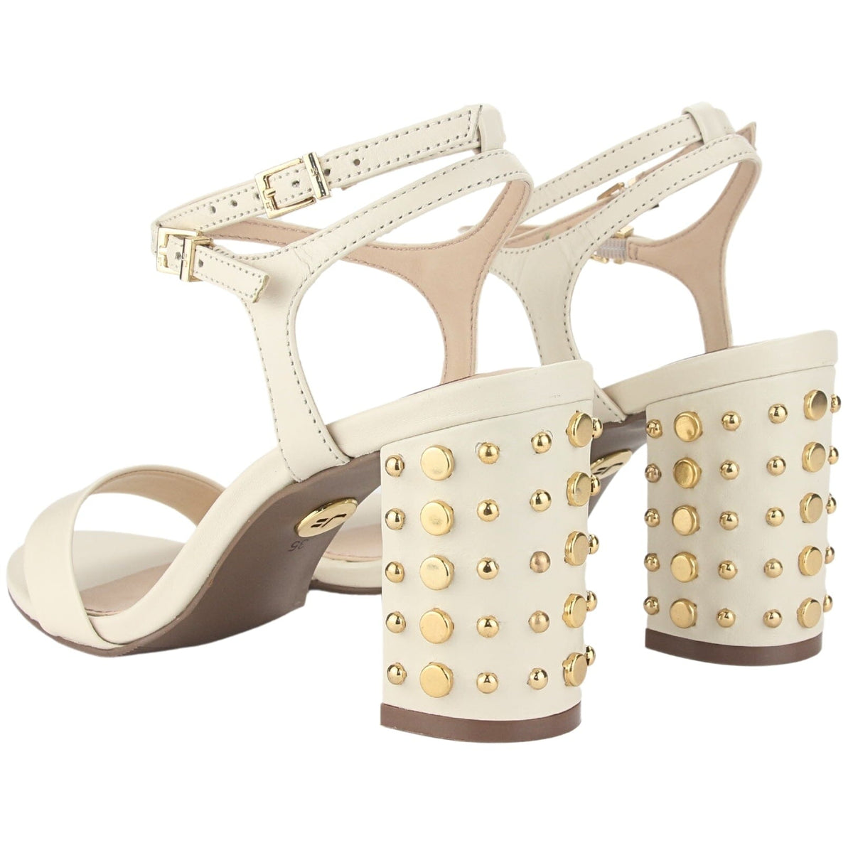 Sandalia Jorgebischoff Mujer J15793017 Blanco Casual Sandalias Taco Jorge Bischoff 