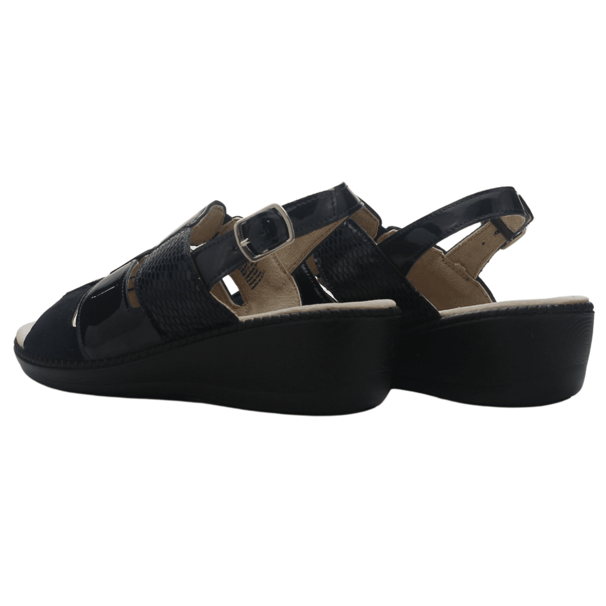 Sandalia Mujer Casual Azul Marino Chalada Lupe-85 Sandalias Chalada 
