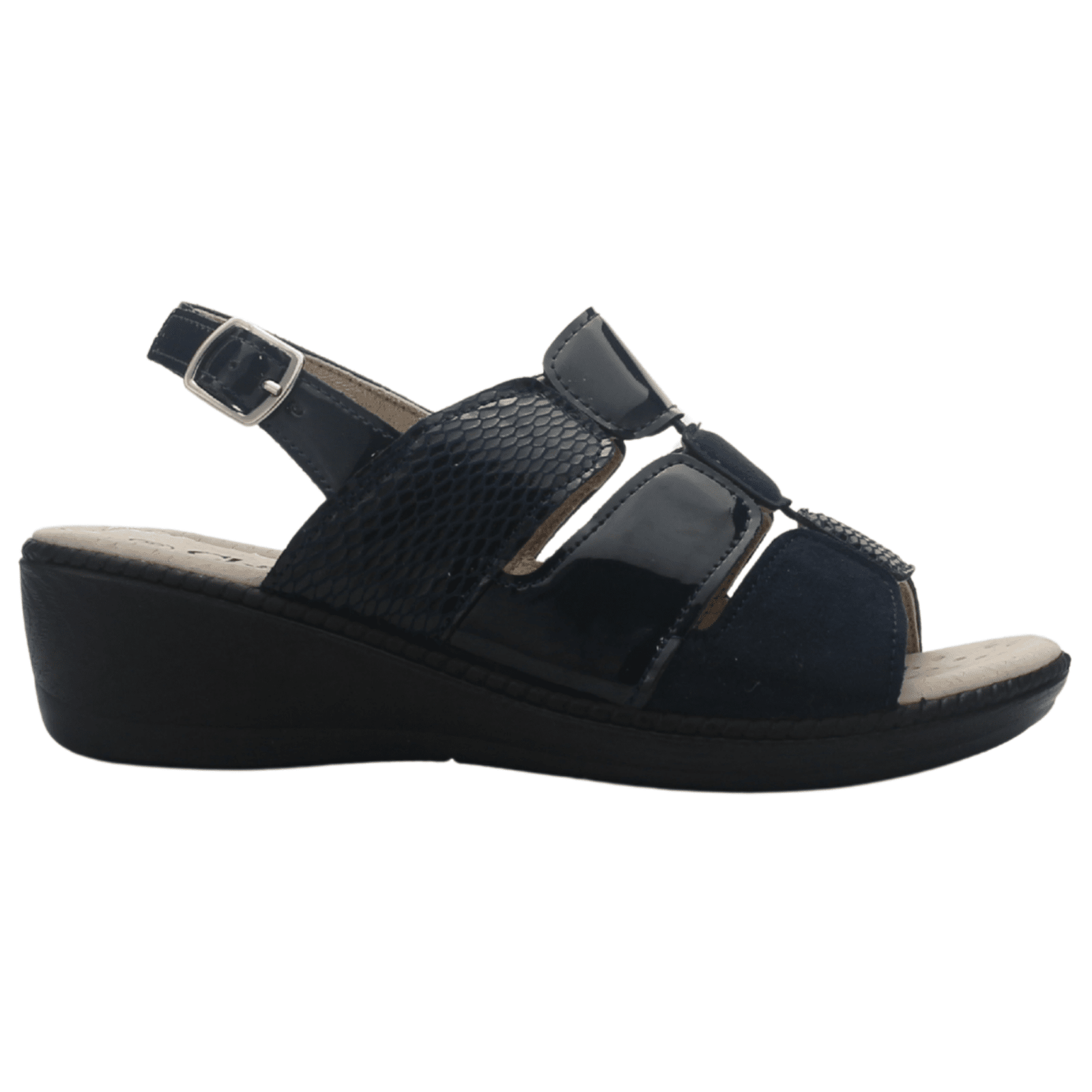 Sandalia Mujer Casual Azul Marino Chalada Lupe-85 Sandalias Chalada 