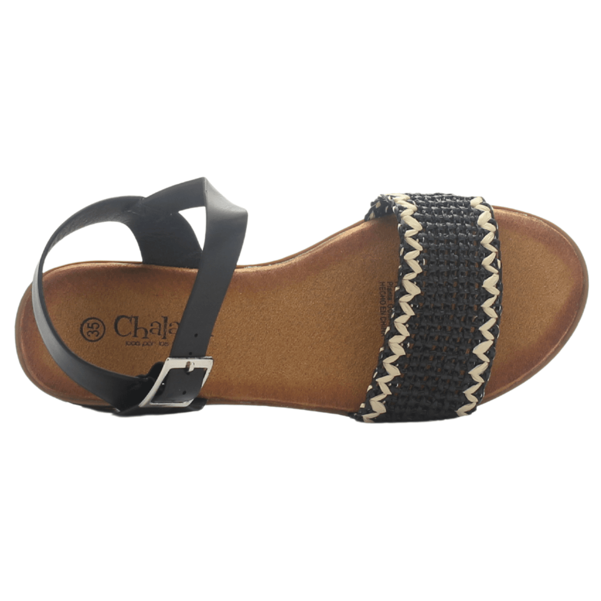 Sandalia Mujer Casual Negro Chalada Beni-13 Sandalias Chalada 